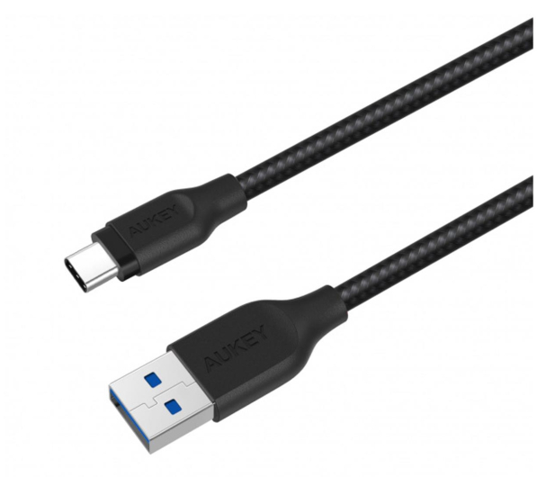 AUKEY Kabel USB-A - USB-C 5Gbps QC 15W 2m w oplocie CB-AC2 BK - 1220093 - zdjęcie 3